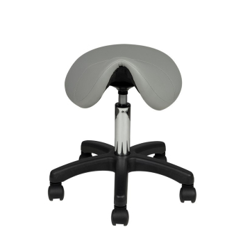 TABORET KOSMETYCZNY SIODŁO AM-301 GREY